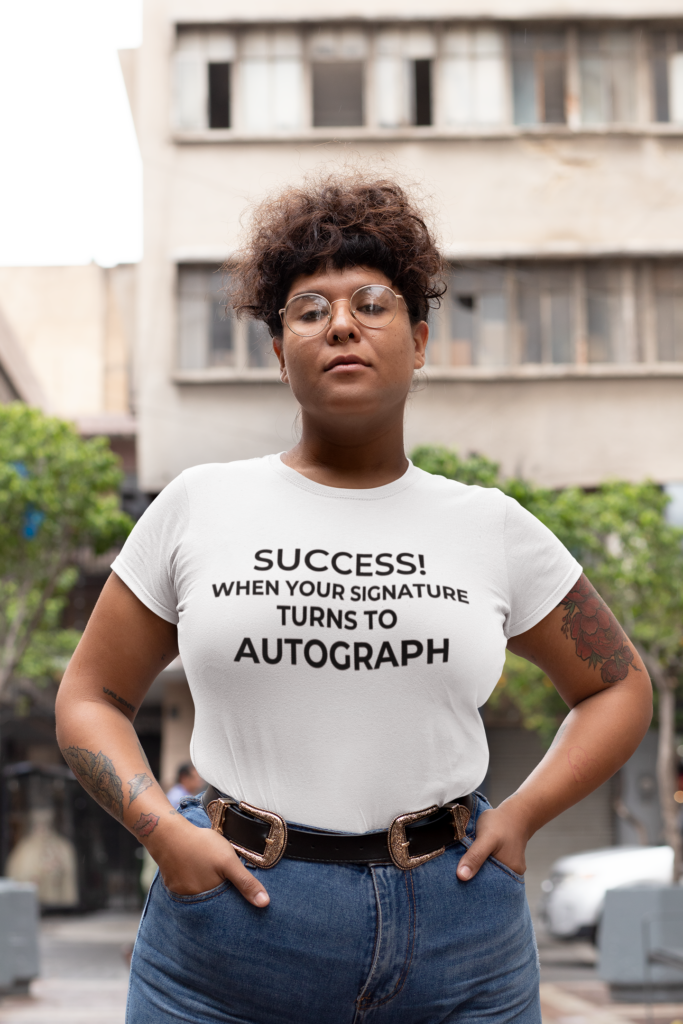 plus size mockup of a woman on the street wearing a crewneck t shirt 30889 1.png
